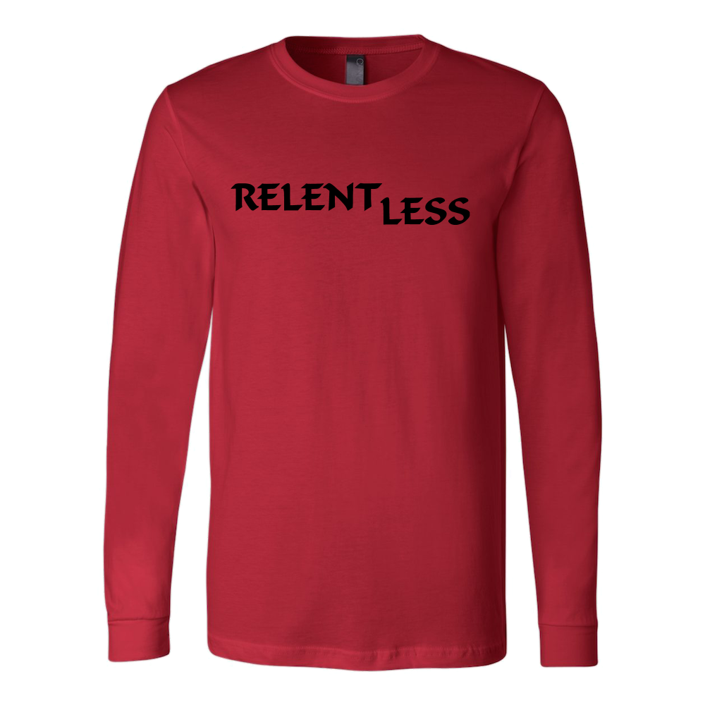 Relent Less, Adult Long Sleeve Shirt - STATEMENT APPAREL  - 1