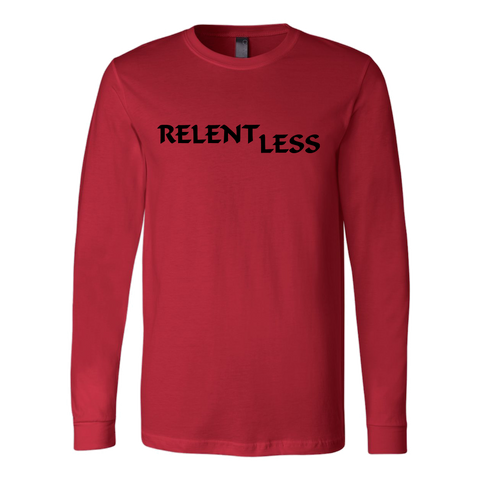 Relent Less, Adult Long Sleeve Shirt - STATEMENT APPAREL  - 1