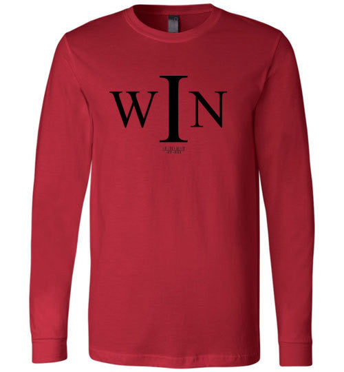 I Win, Adult Long Sleeve Shirt - STATEMENT APPAREL  - 3