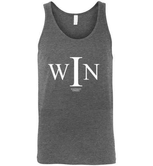 I Win, Adult Cotton Tank Top - STATEMENT APPAREL  - 5