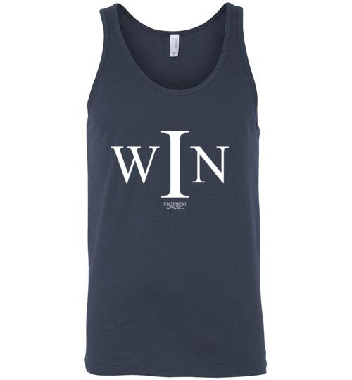 I Win, Adult Cotton Tank Top - STATEMENT APPAREL  - 6