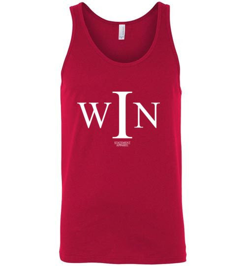 I Win, Adult Cotton Tank Top - STATEMENT APPAREL  - 7