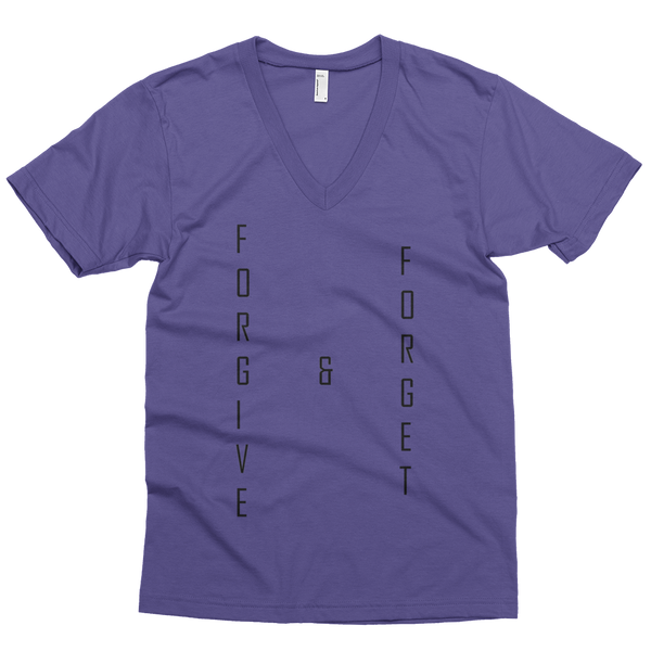 Forgive & Forget, V-Neck T-Shirt (Adult) - STATEMENT APPAREL  - 3