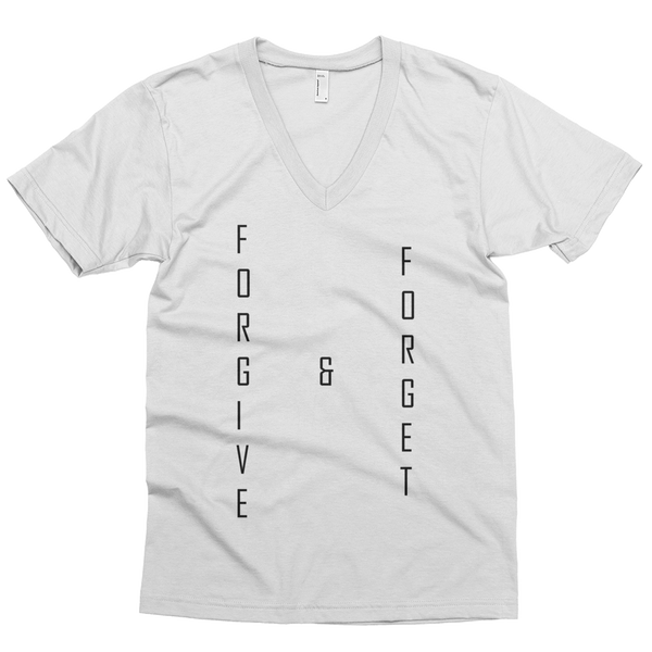 Forgive & Forget, V-Neck T-Shirt (Adult) - STATEMENT APPAREL  - 4