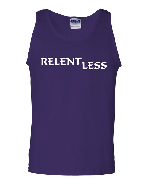 Relent Less, Adult Cotton Tank Top - STATEMENT APPAREL  - 2