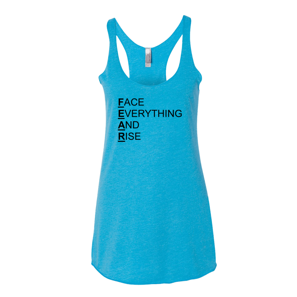 F.E.A.R., Ladies Triblend Racerback Tank - STATEMENT APPAREL  - 2